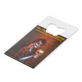 Logo des Kammermagazins Geldbeutel Flaschenöffner (Vorderseite Schrägansicht)