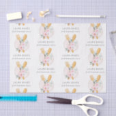 Logo des Koch aus Holzgabeln Rosa Rosa Blütenpinse Seidenpapier (Handwerk)