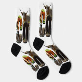 Logo des Küchennamens mit Kühen, Socken (Rechts)