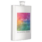 Logo des Kunden-Unternehmens: Beste Vorlage Flachmann (Rechts)