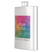 Logo des Kunden-Unternehmens: Beste Vorlage Flachmann (Links)