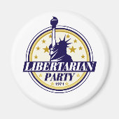 Logo des liberalistischen Party Magnet (Vorne)