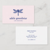 Logo des Life Coach Dragonfly Visitenkarte (Vorne/Hinten)