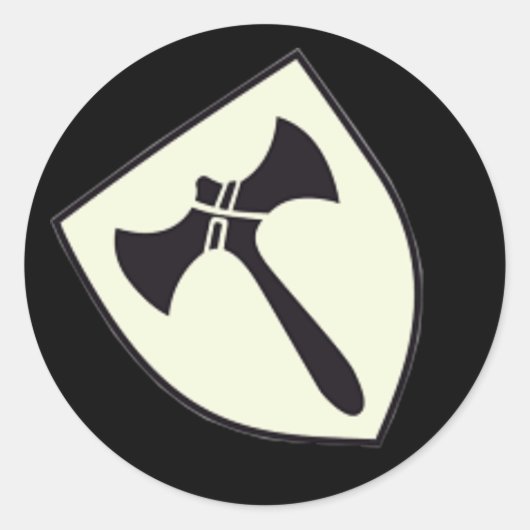 Logo des Luftwaffe WW2 Runder Aufkleber (Vorderseite)