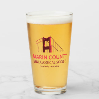 Logo des Marin Landkreis Genealogische Gesellschaf Glas