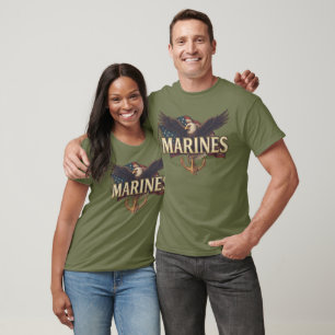 Logo des Marine Corps Veteranen T-Shirt