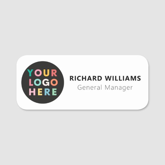 Logo des Mitarbeiters eines benutzerdefinierten Un Namensschild (Vorderseite)