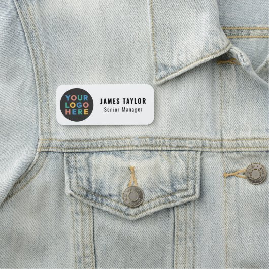 Logo des Mitarbeiters eines benutzerdefinierten Un Namensschild (Beispiel)