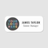 Logo des Mitarbeiters eines benutzerdefinierten Un Namensschild (Vorderseite)