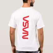 Logo des NASA-Programms für Kommerzielle Crew T-Shirt (Rückseite)