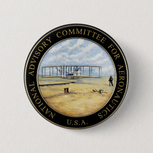 Logo des National Advisory Committee for Aeronauti Button