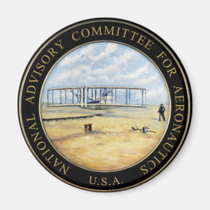 Logo des National Advisory Committee for Aeronauti Magnet
