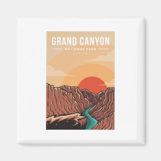 Logo des Nationalparks Grand Canyon Magnet