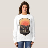 Logo des Nationalparks Zion Sweatshirt (Vorne ganz)