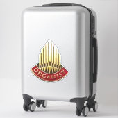 Logo des Organismus Aufkleber (Koffer)