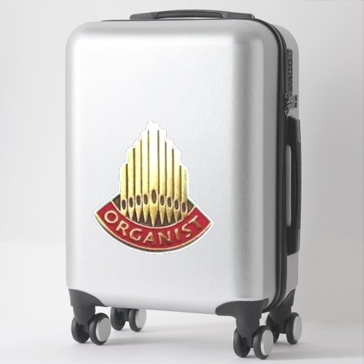 Logo des Organismus Aufkleber (Koffer)