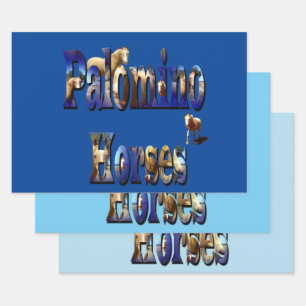 Logo des Palomino Horses Picture Geschenkpapier Set