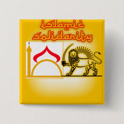 Logo des Party Islamische Solidarität Button (Vorderseite)