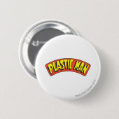 Logo des Plastikmanns Button (Vorne & Hinten)