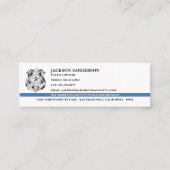 Logo des Polizeichefs der Abteilung Rechtsdurchset Mini Visitenkarte (Vorderseite)