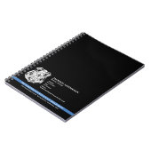 Logo des Polizeichefs der Abteilung Rechtsdurchset Notizblock (Linke Seite)