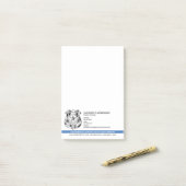 Logo des Polizeichefs der Abteilung Rechtsdurchset Post-it Klebezettel (Auf Schreibtisch)