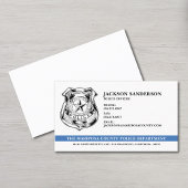 Logo des Polizeichefs der Abteilung Rechtsdurchset Visitenkarte