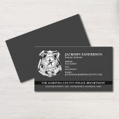 Logo des Polizeichefs der Abteilung Rechtsdurchset Visitenkarte