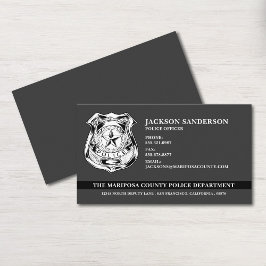 Logo des Polizeichefs der Abteilung Rechtsdurchset Visitenkarte