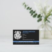 Logo des Polizeichefs der Abteilung Rechtsdurchset Visitenkarte (Stehend Vorderseite)