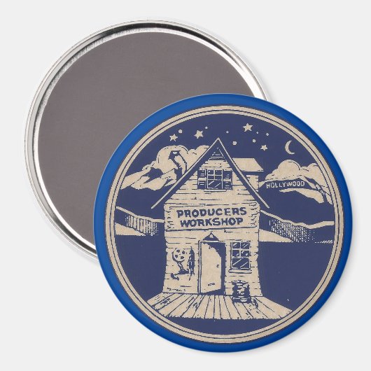 Logo des Produzenten-Workshops Magnet (Vorderseite/Rückseite)