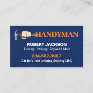 Logo des professionellen Handwerker-Reparaturservi Visitenkarte
