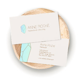 Logo des Quarz Crystal Healer and Schmuck Designer Visitenkarte