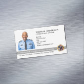 Logo des Referenten für benutzerdefinierte Bericht Magnetische Visitenkarte (Beispiel)