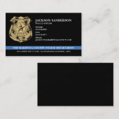 Logo des Referenten für Rechtsdurchsetzung der Pol Visitenkarte (Vorne/Hinten)