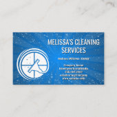 Logo des Reinigungsfensters Visitenkarte (Vorderseite)