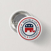 Logo des republikanischen Nationalausschusses Button (Vorne & Hinten)