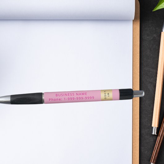 Logo des rosa Unternehmens Kugelschreiber