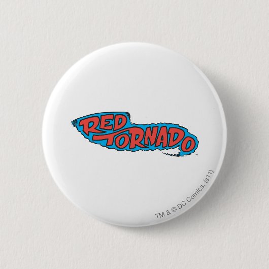 Logo des roten Tornados Button (Vorderseite)
