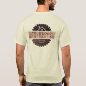 Logo des Rustic Wood Tone Contractor T-Shirt (Rückseite)