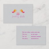 Logo des Schmuckhauses Visitenkarte (Vorne/Hinten)