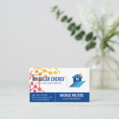 Logo des Solar House Power | Tech Energy Visitenkarte (Stehend Vorderseite)