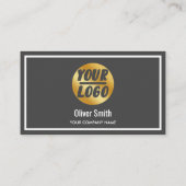 Logo des Sonderunternehmens Gold Dunkelgrau oder i Visitenkarte (Rückseite)