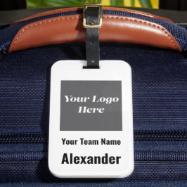 Logo des speziell für den Sport bestimmten Teams,  Gepäckanhänger