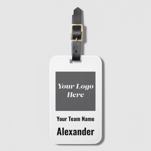 Logo des speziell für den Sport bestimmten Teams,  Gepäckanhänger (Vorderseite Vertikal)