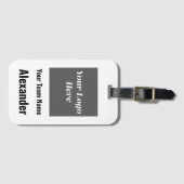 Logo des speziell für den Sport bestimmten Teams,  Gepäckanhänger (Vorderseite (Horizontal))