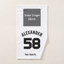 Logo des speziell für den Sport bestimmten Teams,  Handtuch