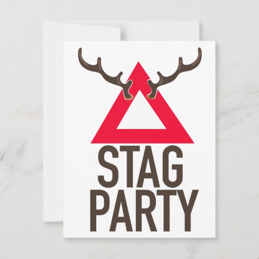 Logo des Stag Party Einladung (Vorderseite)
