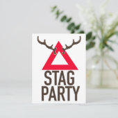 Logo des Stag Party Einladung (Stehend Vorderseite)