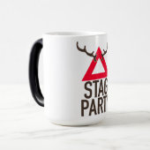 Logo des Stag Party Verwandlungstasse (Vorderseite Links)